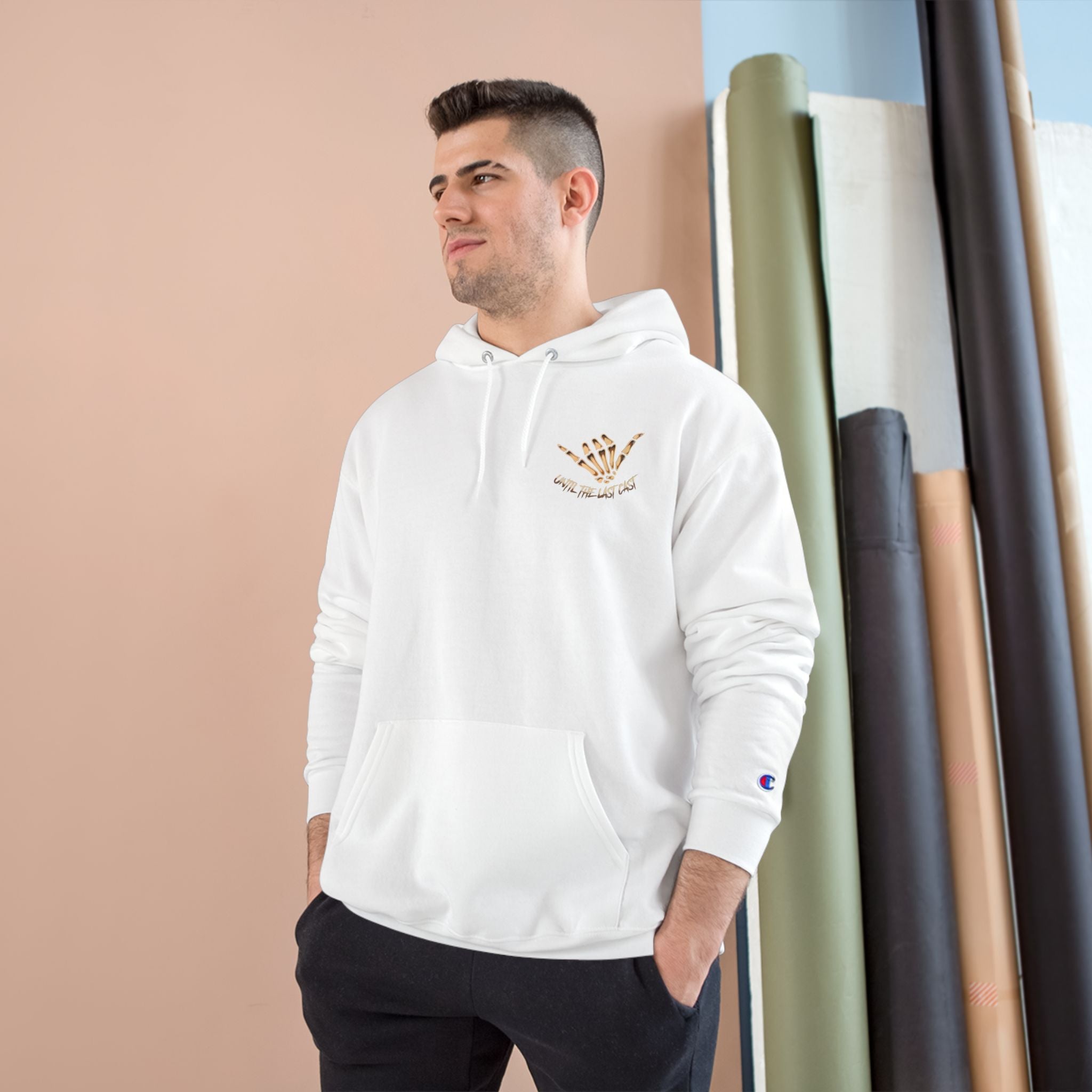 Until The Last Cast - Till Death We Fish - Champion Hoodie