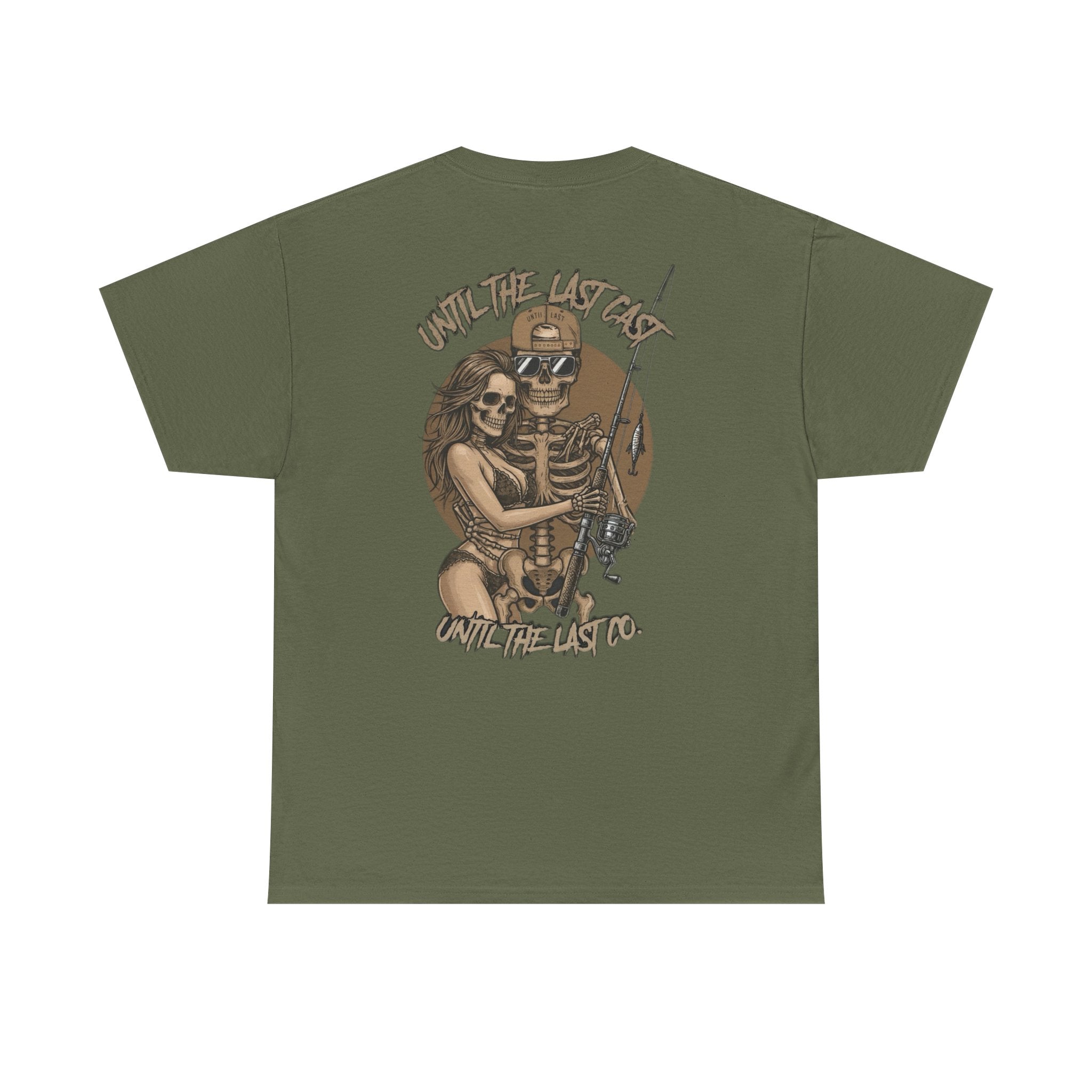 Until The Last Cast - Till Death We Fish Edition - T Shirt