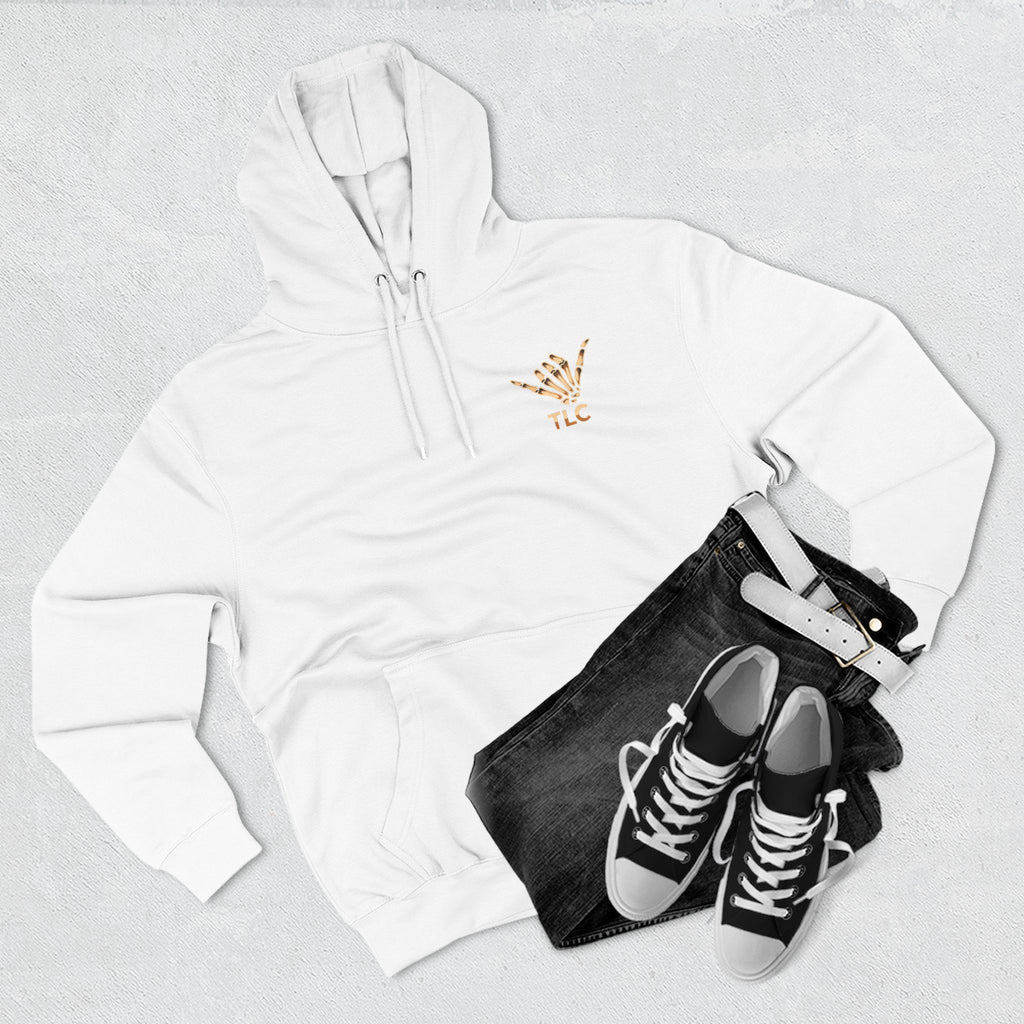 Fishing Hoodie — "Until The Last Cast" Skeleton Fish Graphic