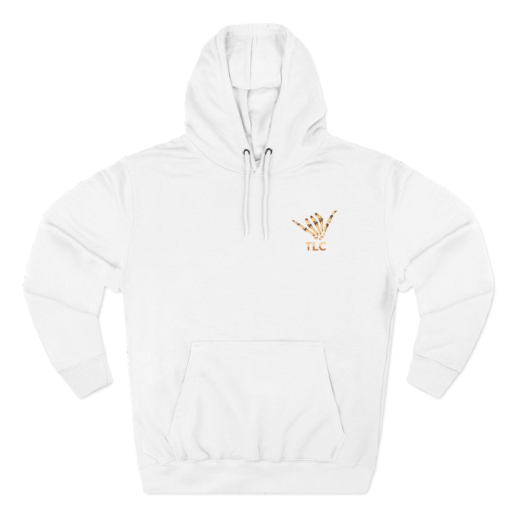Fishing Hoodie — "Until The Last Cast" Skeleton Fish Graphic
