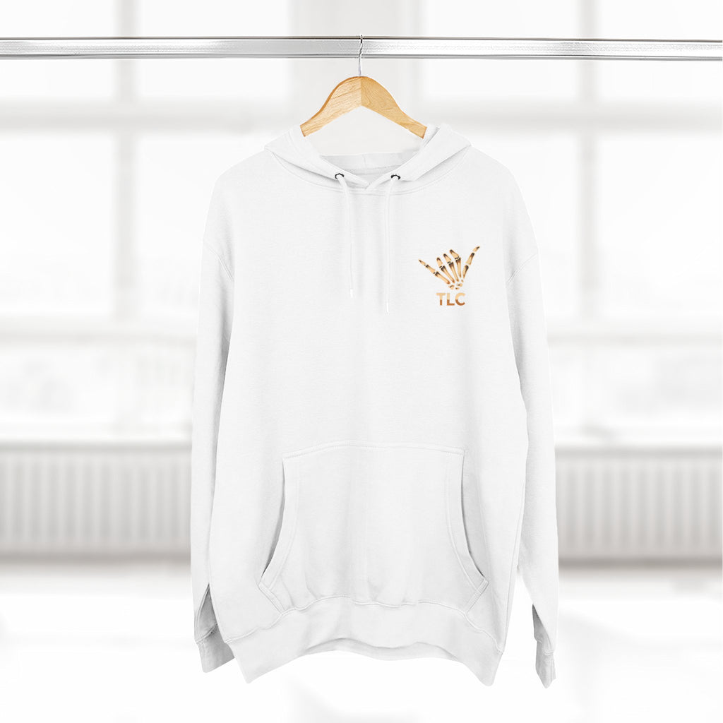 Fishing Hoodie — "Until The Last Cast" Skeleton Fish Graphic